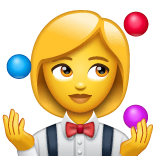 woman-juggling Emoji whatsapp