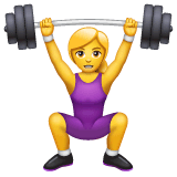 Naispainonnostaja on WhatsApp