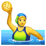 woman-playing-water-polo Emoji whatsapp