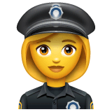 Woman Police Officer on WhatsApp