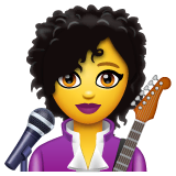 woman-singer Emoji whatsapp