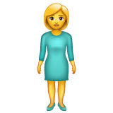 woman-standing Emoji whatsapp