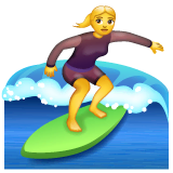 woman-surfing Emoji whatsapp