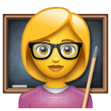 woman-teacher Emoji whatsapp