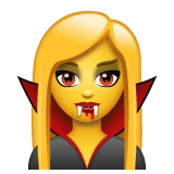 woman-vampire Emoji whatsapp