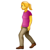woman-walking Emoji whatsapp