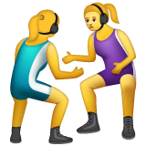 women-wrestling Emoji whatsapp