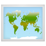 🗺️ Карта мира Эмодзи в WhatsApp