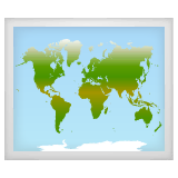 world-map Emoji whatsapp