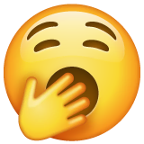 yawning-face Emoji whatsapp