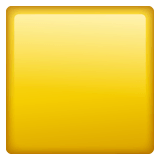 Quadrato giallo Emoji WhatsApp