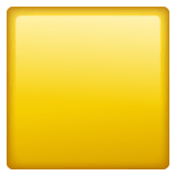 yellow-square Emoji whatsapp