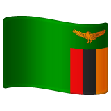 Flagge von Sambia Emoji WhatsApp