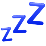 Symbole du sommeil Émoji WhatsApp