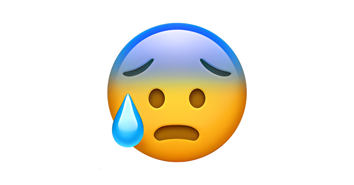 worried emoji