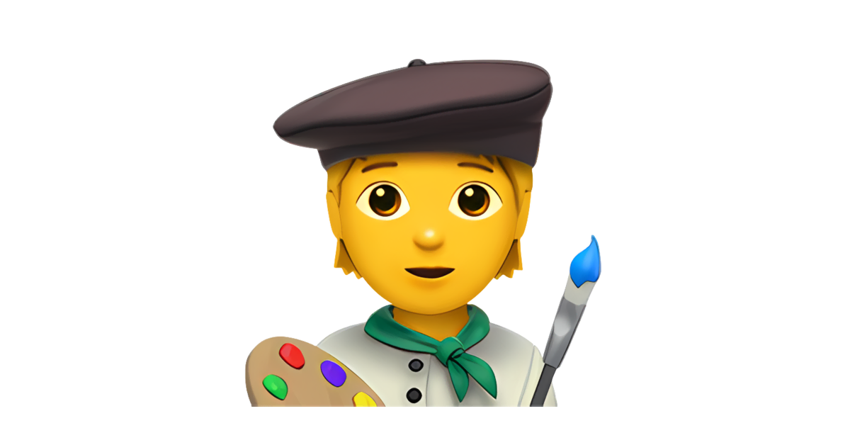 🧑‍🎨 Artaista Emoji — Înțeles și utilizare