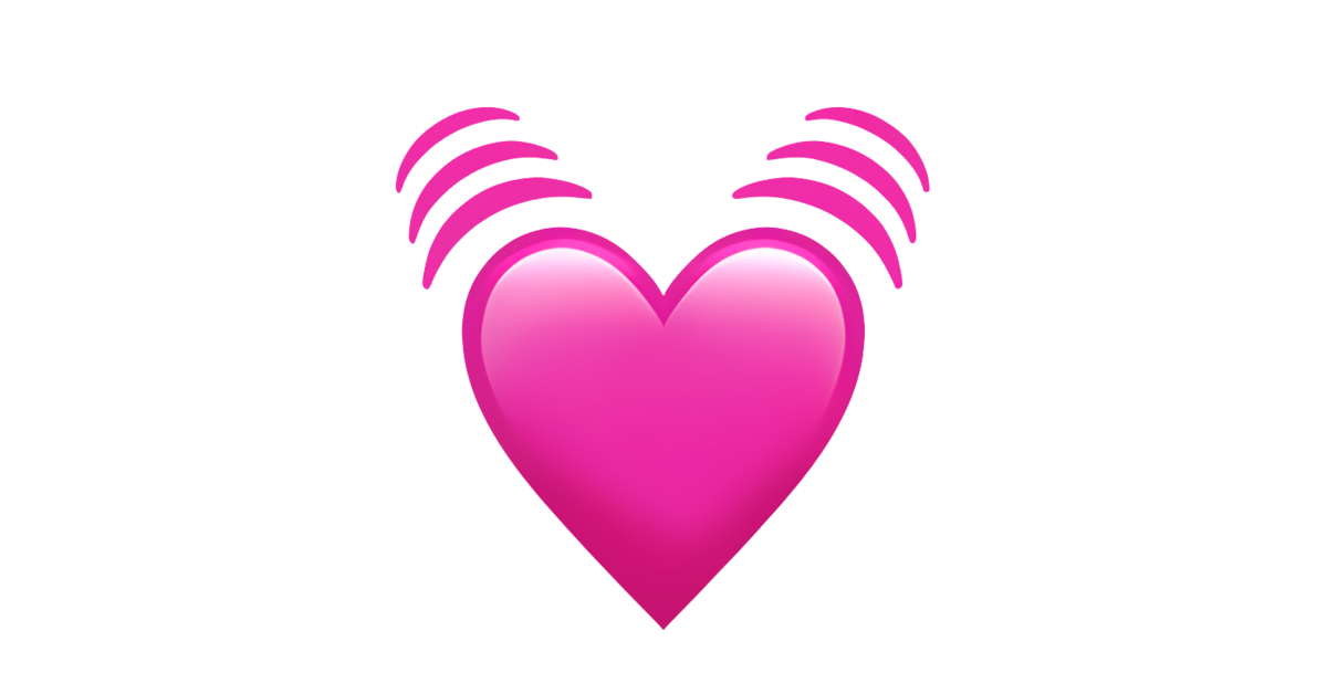 Løfte Annoncør forfriskende 💓 Beating Heart Emoji — Dictionary of Emoji, Copy & Paste