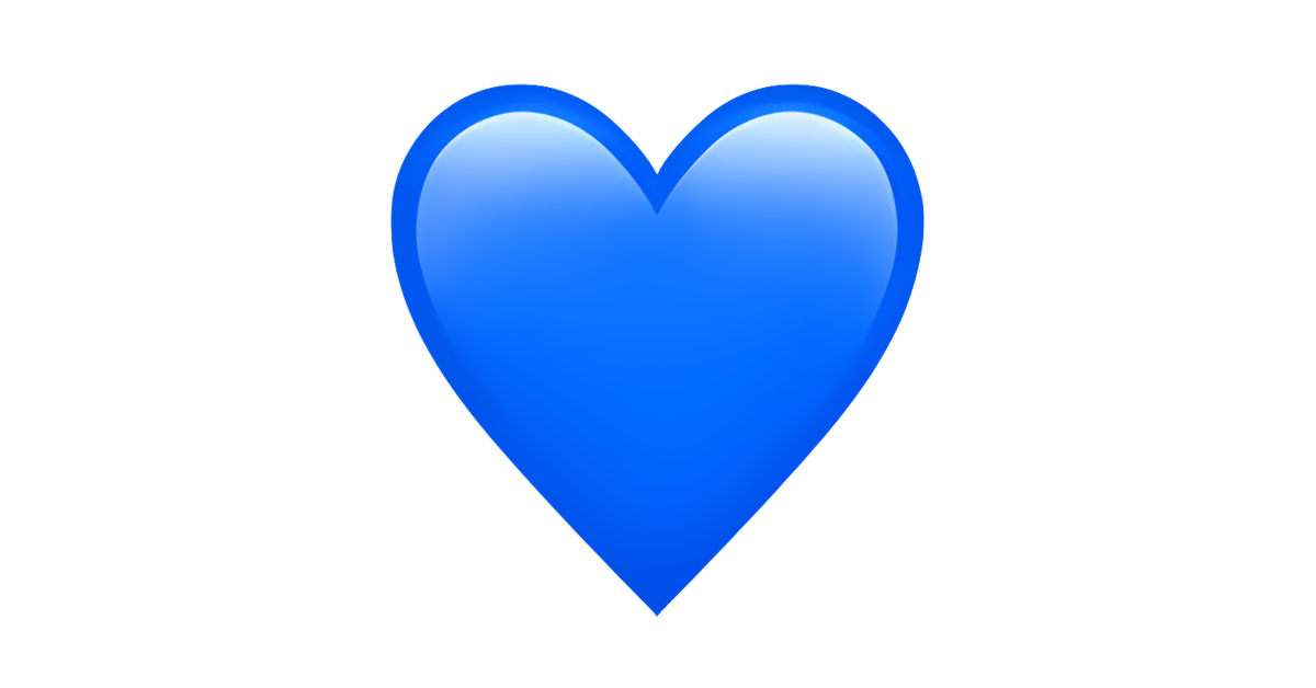 💙 Blue Heart Emoji — (3) Meanings, Copy & Paste