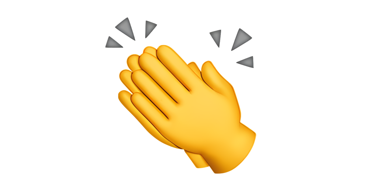 👏 Clapping Hands Emoji — Meanings, Usage & Copy