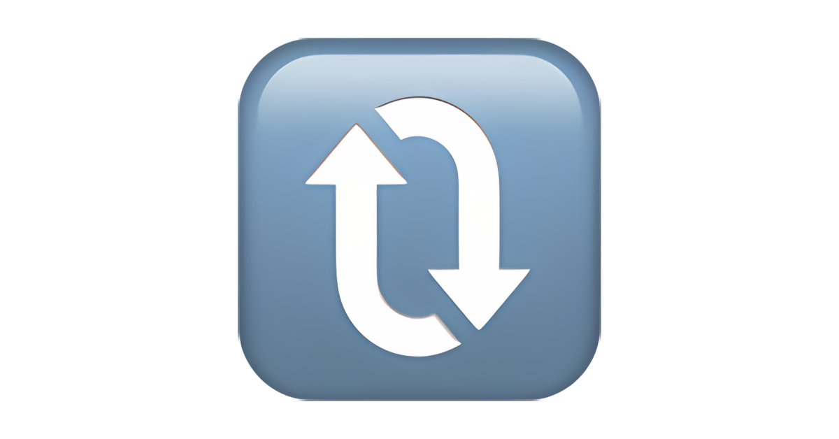 🔃 Clockwise Vertical Arrows Emoji — Meaning, Copy & Paste