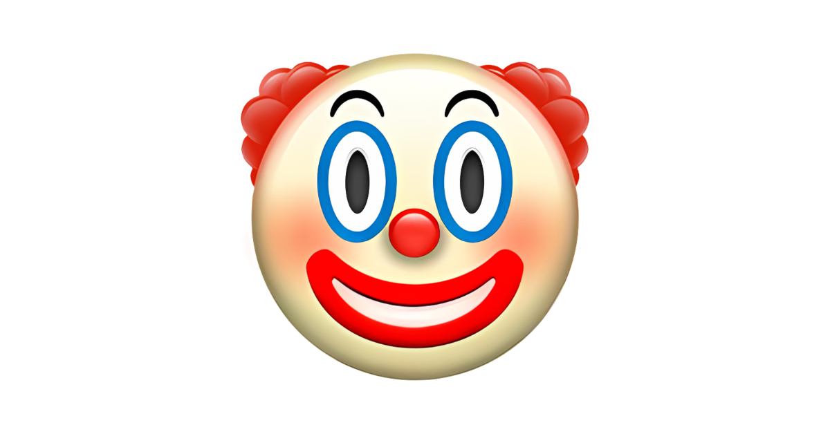 🤡 Clown Face Emoji — (2) Meanings, Copy & Paste