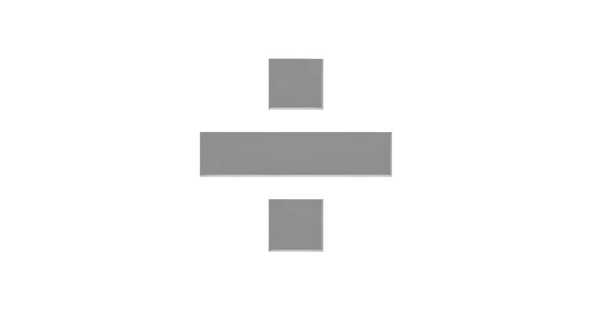 Divide Emoji — Dictionary of Emoji, Copy & Paste