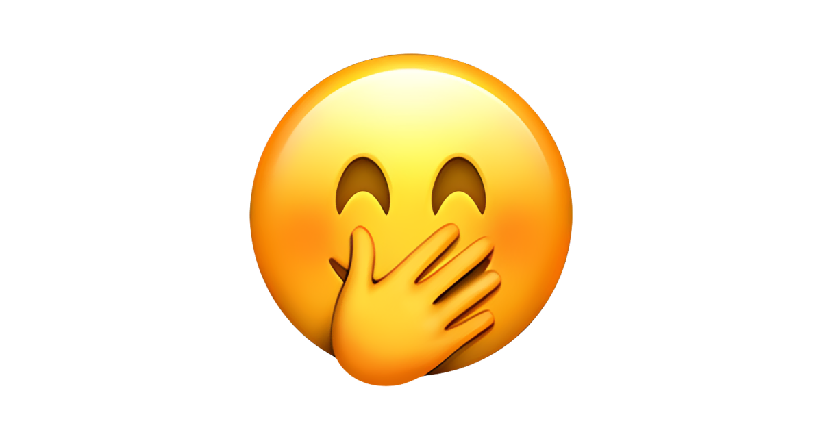Cara ruborizada con una mano tapando la boca Emoji Significado copiar y pegar combinaciónes