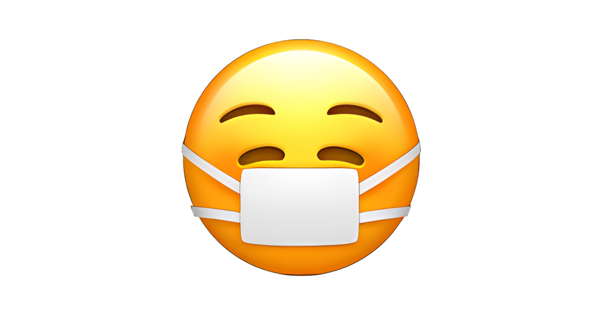 😷 Cara con mascarilla quirúrgica Emoji — Significado, copiar y pegar, combinaciónes