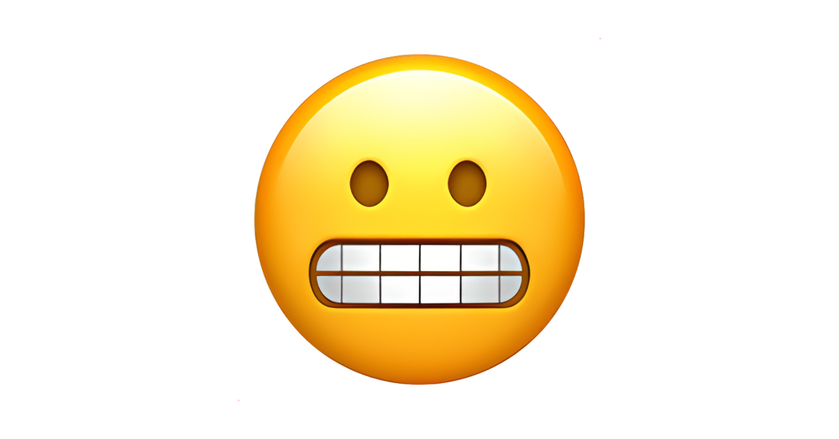 awkward face emoji