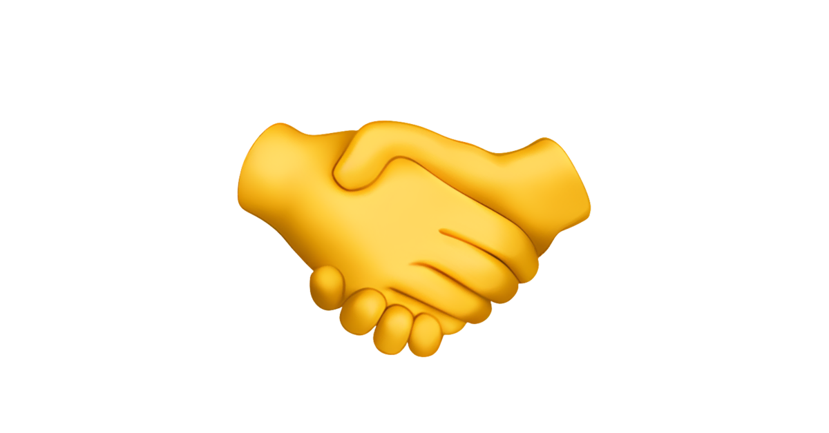 Handshake Emoji Png - Emoji Apreton De Manos, Transparent Png