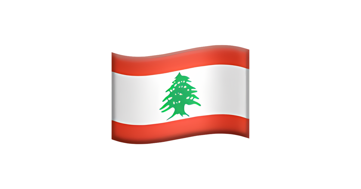 official lebanese flag