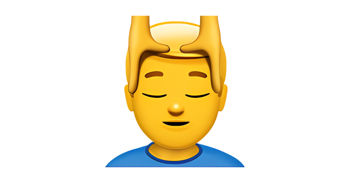 💆‍♂️ Man Getting Massage Emoji — Meanings Usage And Copy 