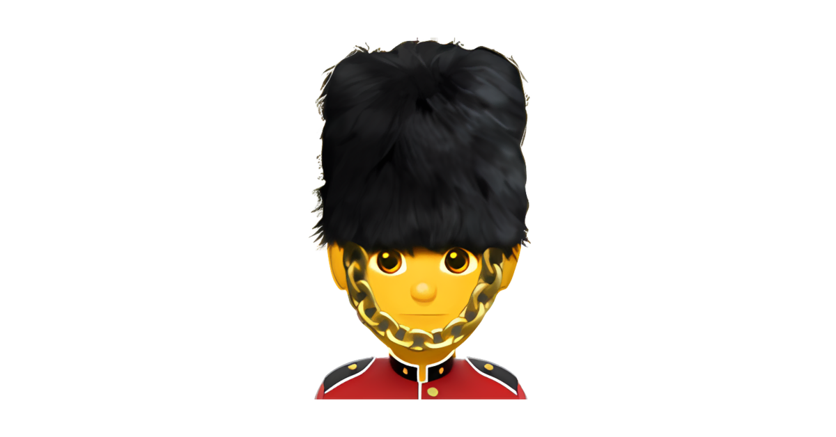 💂‍♂️ Garde Homme Emoji — Signification, Copier & Coller, Combinaisons