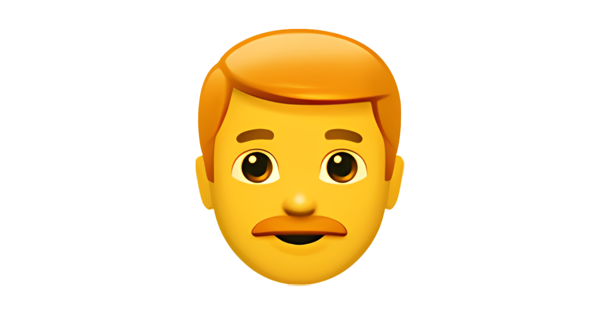 👨‍🦰 Man: Red Hair Emoji — Meaning In & Paste 📚
