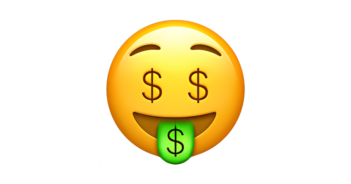 X Right Money Emoji