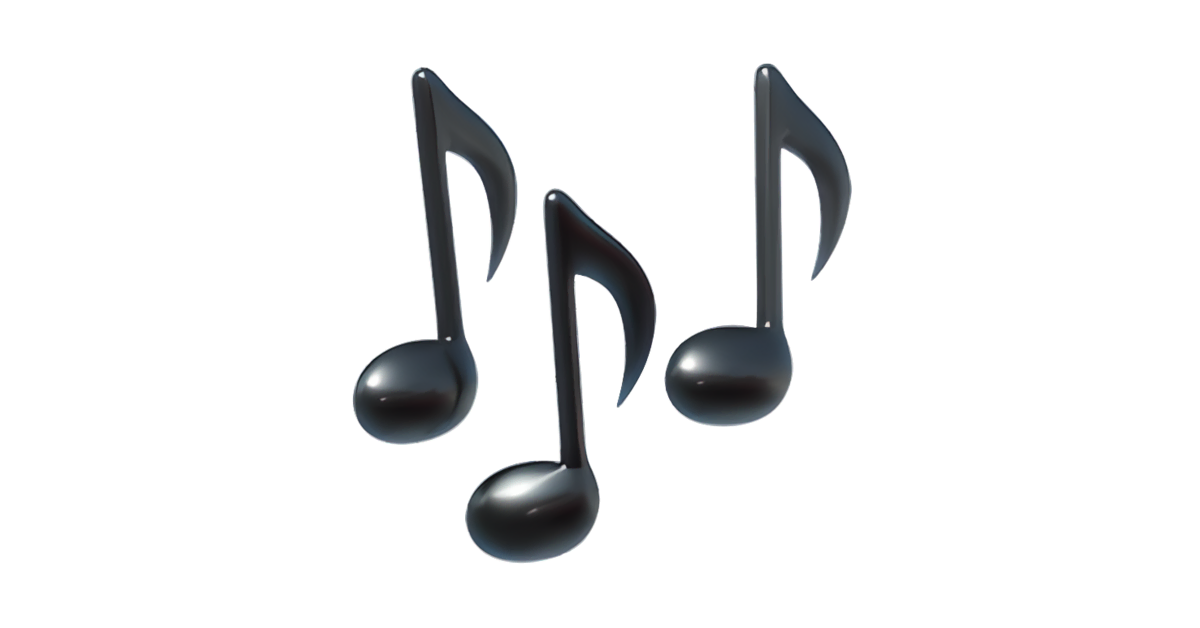 heart and music notes emoji