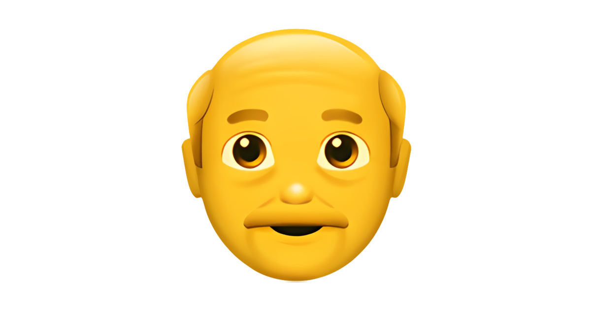 👴 Hombre mayor Emoji — Significado, copiar y pegar, combinaciónes