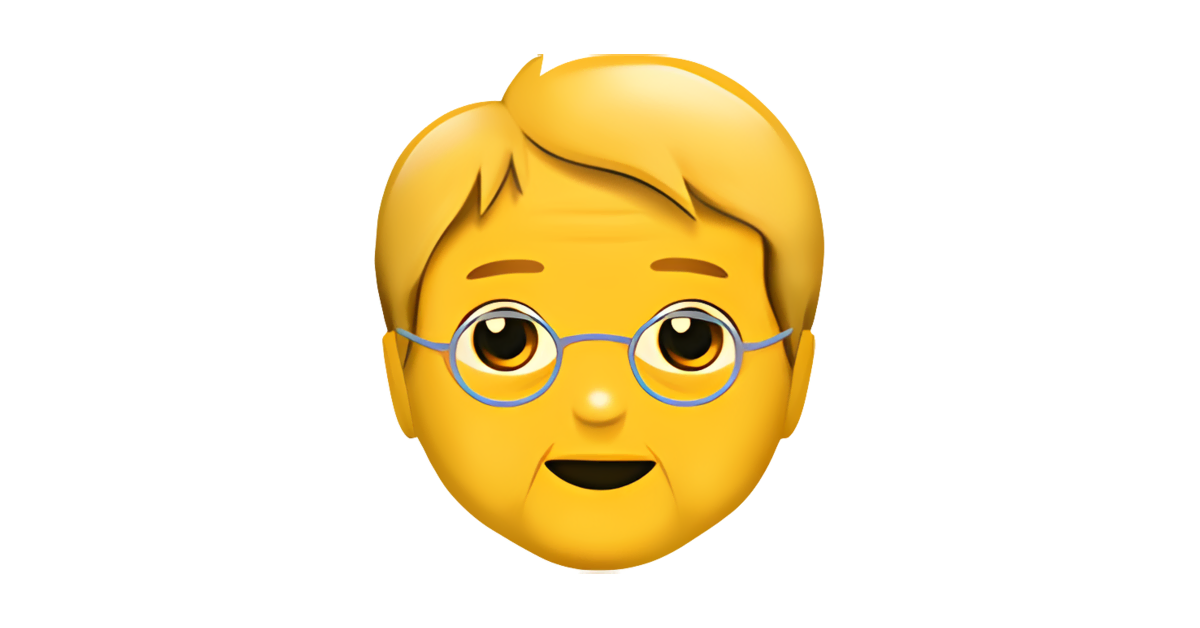 👴 Hombre mayor Emoji — Significado, copiar y pegar, combinaciónes