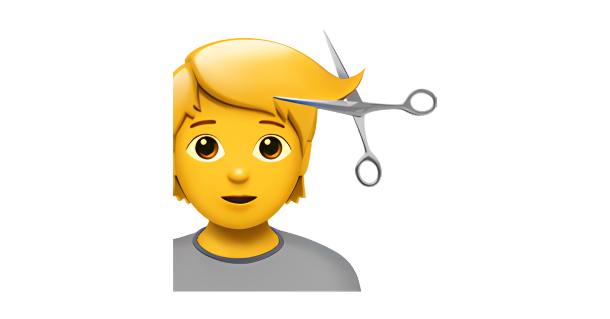 Viral: esta pessoa pintou e cortou o cabelo para recriar um emoji