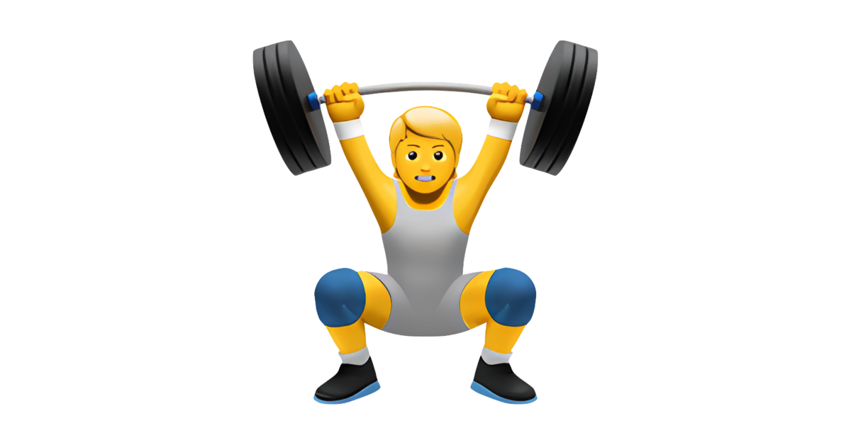 🏋️ Gewichtheffer Emoji — Betekenis En Gebruik