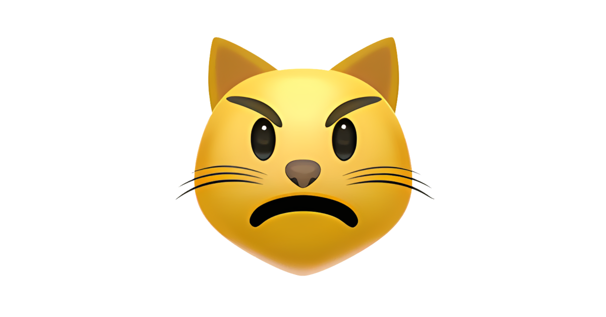 😾 Pouting Cat on JoyPixels 6.0