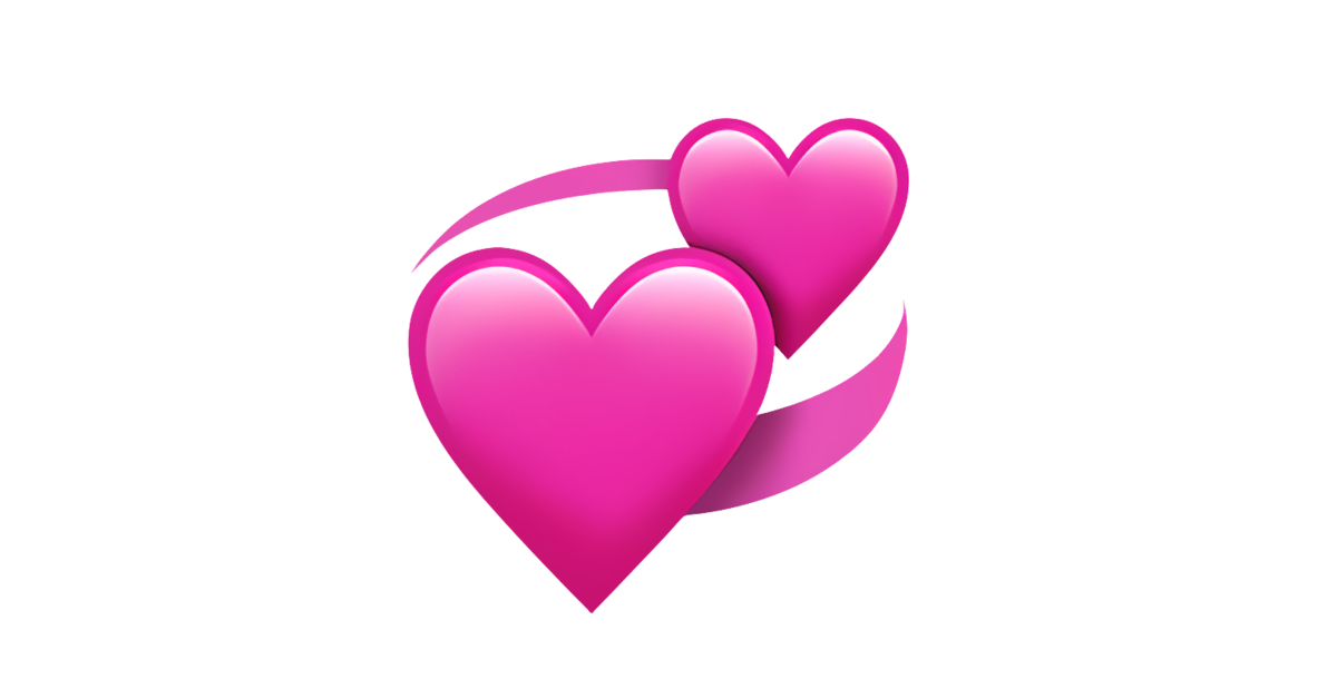💞 Крутящиеся сердечки эмодзи — Значения, Скопировать