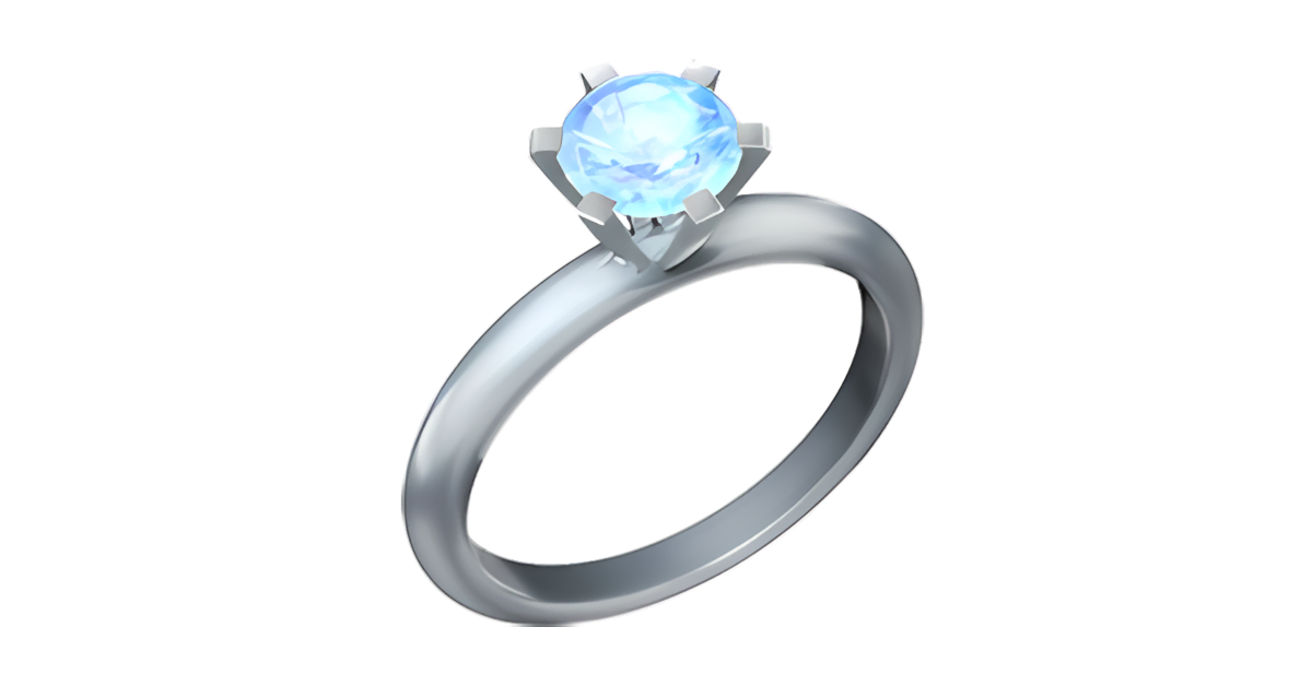 Diamond Ring Emoji: Trendy for Engagements & Weddings