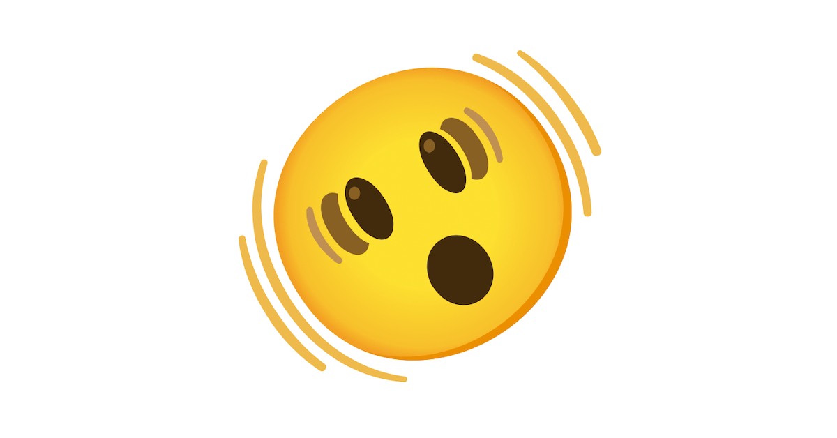 shocked face wave emoji