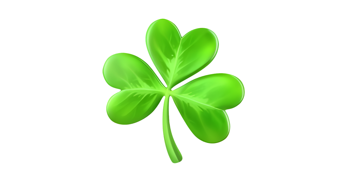 ☘️ Shamrock Emoji — Meaning