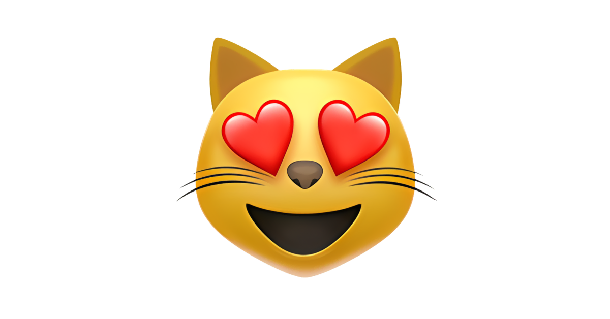 😻 Smiling Cat With Heart-Eyes Emoji — Meaning In Texting, Copy & Paste 📚