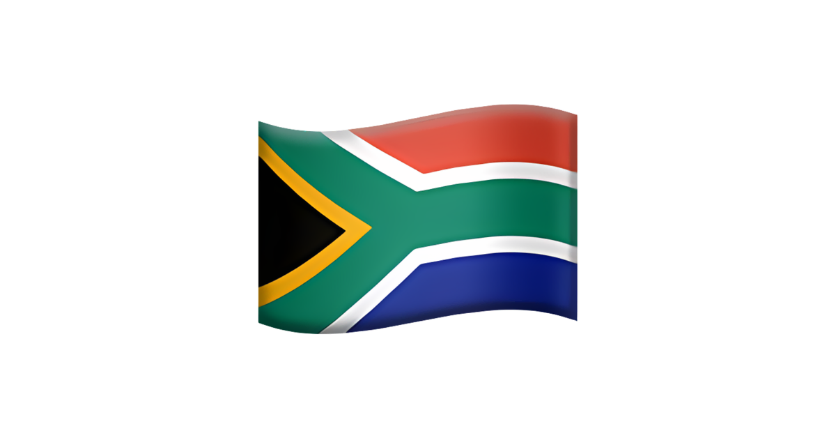 ganado Hizo un contrato Contar 🇿🇦 Bandera de Sudáfrica Emoji — Significado, copiar y pegar, combinaciónes