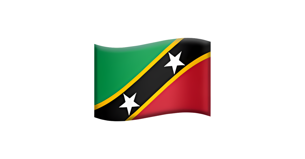 🇰🇳 S:T Kitts Och Nevis Flagga Emoji — Betydelse och användning