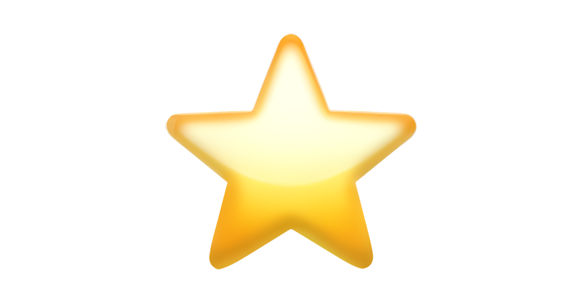 ⭐ Estrela Branca Média Emoji