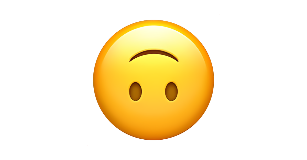 Down Emoji Emoticon Smile Smiling Upside Icon Hot Sex Picture   Upside Down Face.webp